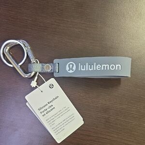 Lululemon Silicone Keychain